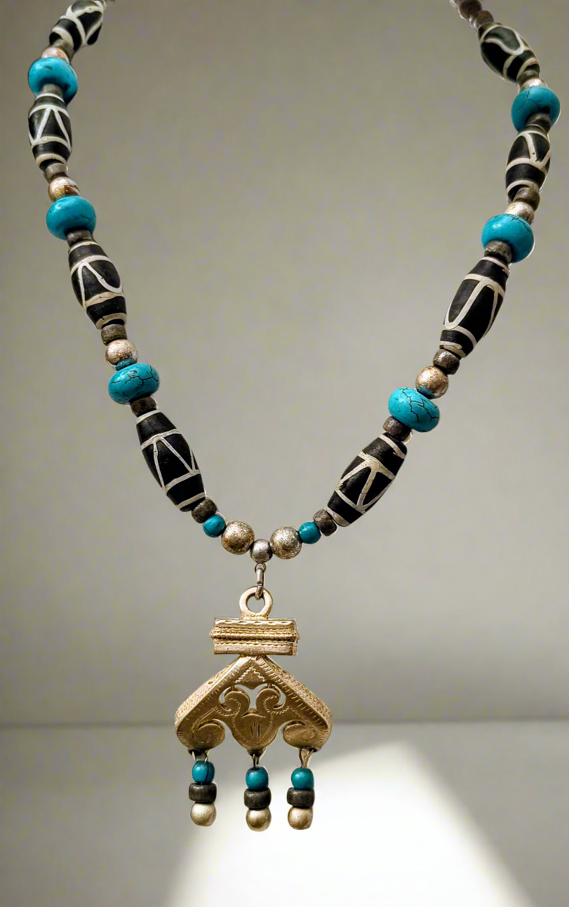 Plata y turquesa
