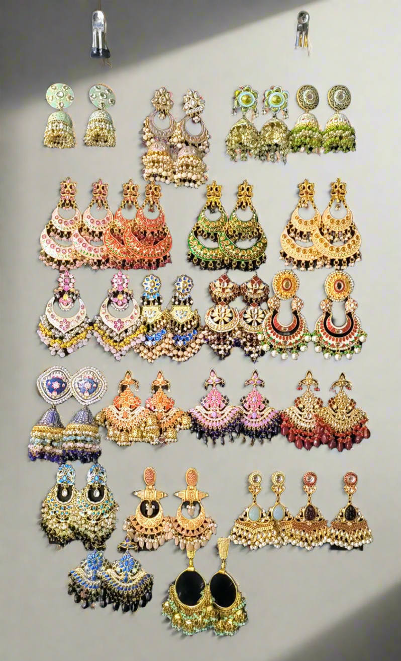 Pendientes de boda indios